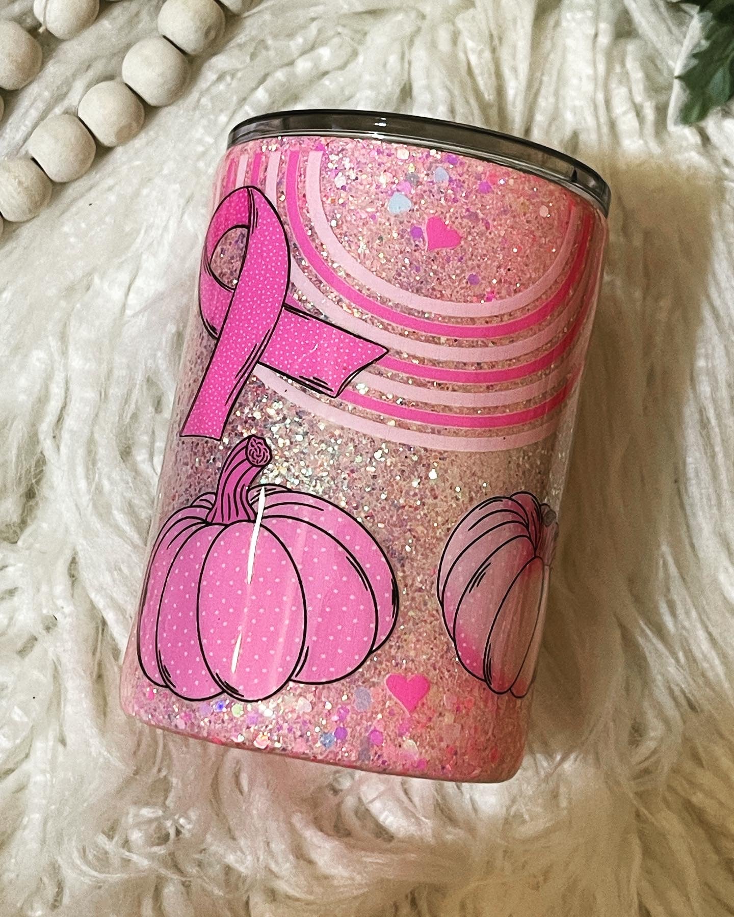 Breast cancer awareness pumpkins 12 oz shorty