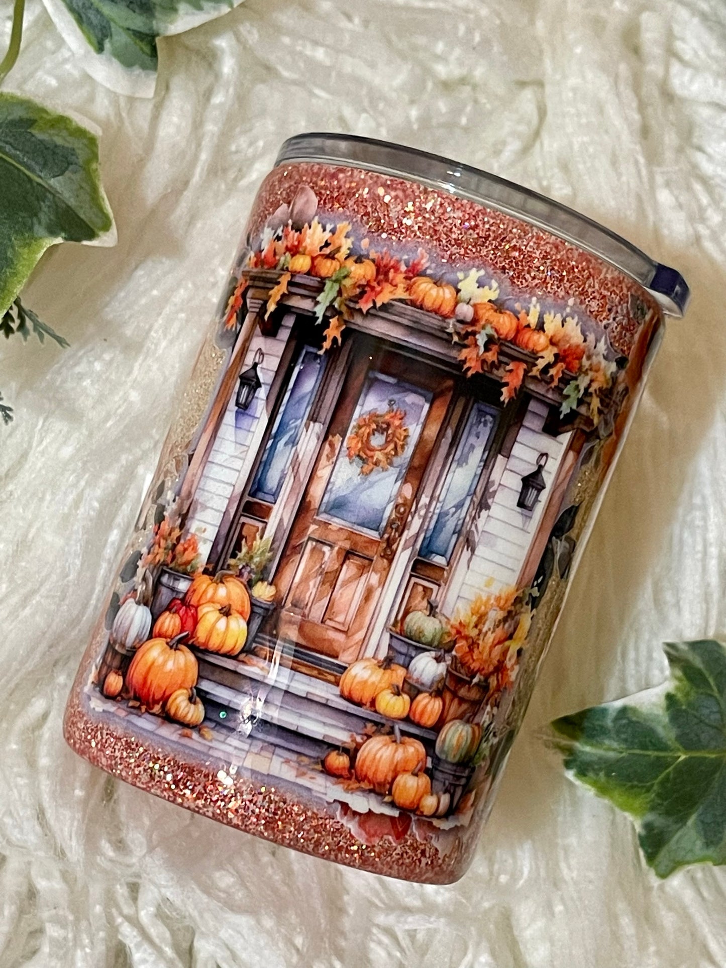 Fall pumpkin country door 12 oz shorty