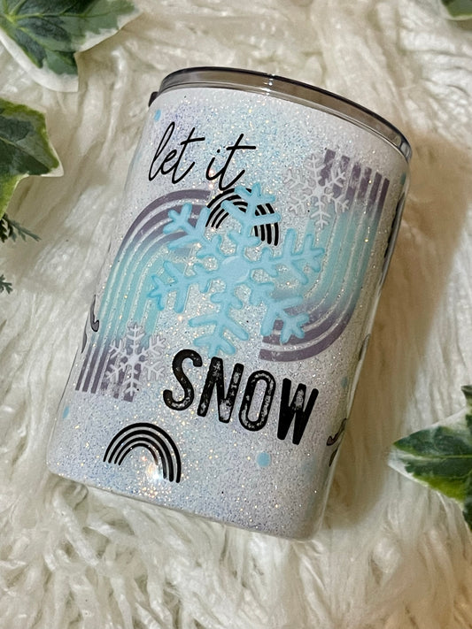 Let it snow 12 oz shorty dual top