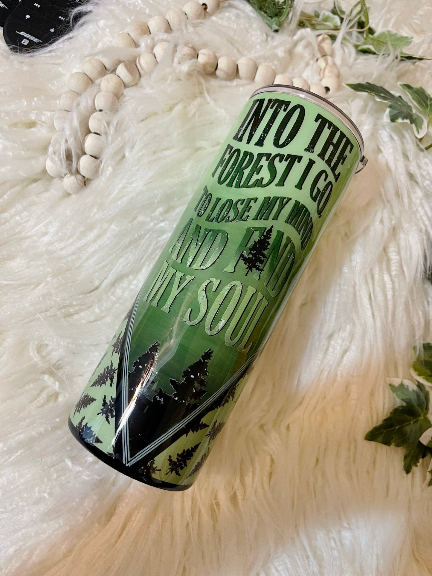 Into the forest I go 24 oz tumbler